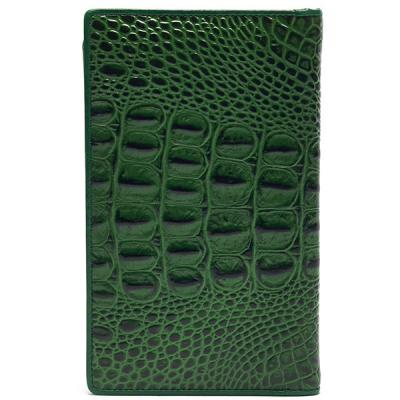 China Luxury and Fashionable Crocodile Pattern Eel Skin Leather Wallets for sale