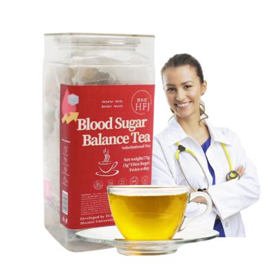 China Herbal tea high quality balance sugar health lowering herbal glucose tea bag for sale