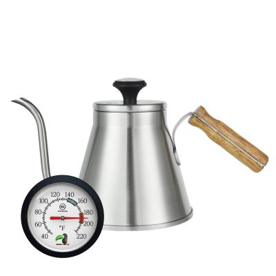 China WITH LID stainless steel coffee kettle premium pour over kettle for coffee tea kettle gooseneck kettle for sale