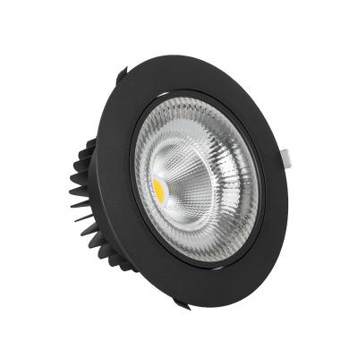 China High Power Free Flickering Downlight 50W COB LED Downlight for sale