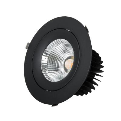 China Flicker Free Downlight Flicker Free Bidirectional Rotatable Downlight 90W COB LED Recessed Downlight for sale