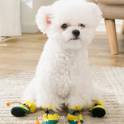 China Sustainable Hot Selling Colorful Outdoor Thick Warm Design Pet Supplies Anti-Slip Pet Supplies Dog Shoes for sale