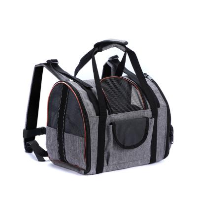 China Customized Viable Portable Travel Car Pet Carrier Bag Foldable Outdoor Pet Bag Portable Pet Bag for sale