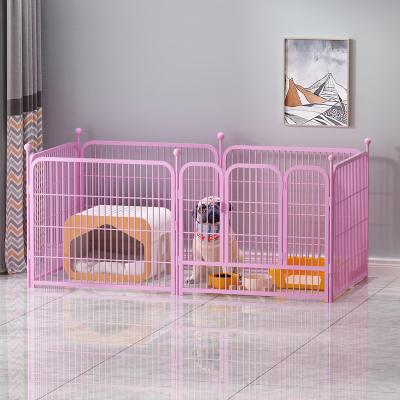 China High Quality Breathable Collapsible Collapsible Foldable Fence Metal Dog Cage Outdoor Pet Cage Dog Cage Metal Pet Playpen Playpen for sale