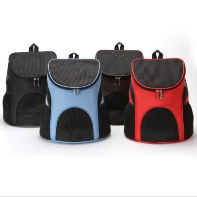 China Cat Travel Backpack Pet Carrier Wholesale Viable Mesh Backpack Portable Pet Supplies for sale