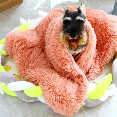 China Thickened Warmth Mat Cat Sleeping Pad Double Sided Pet Blanket Winter Warm Breathable High Quality Dog Beds for sale