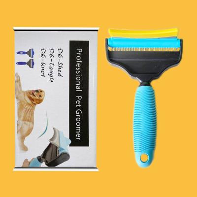 China Factory Hot Selling Sustainable Easy Using Grooming Brush Pet Metal Custom Dog Hair Comb for sale