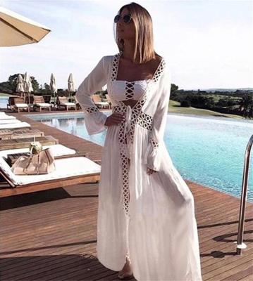 China Embroidery Lace QUICK DRY Hot Selling Beach Swear Sun Protection Swimsuit Jacket for sale