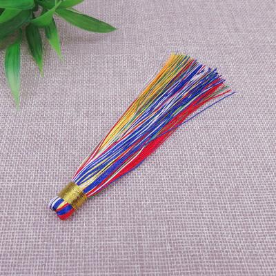 China Handmade Multi Color Mobile Phone 12cm Tassel Ethnic Tassel for sale