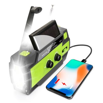 China MD-090P Runningsnail PORTABLE Camping Equipment Hand Crank Emergency Solar Power Radio for sale