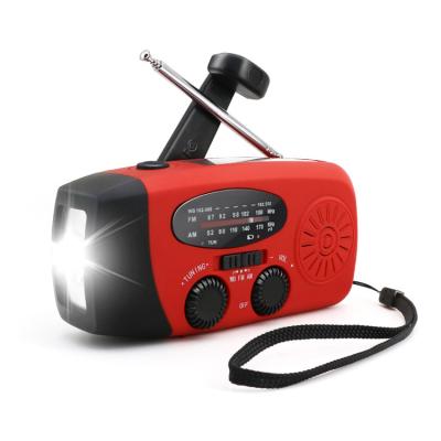 China PORTABLE Mini Emergency Survival Kit Hand Crank Solar Radio with Flashlight for sale