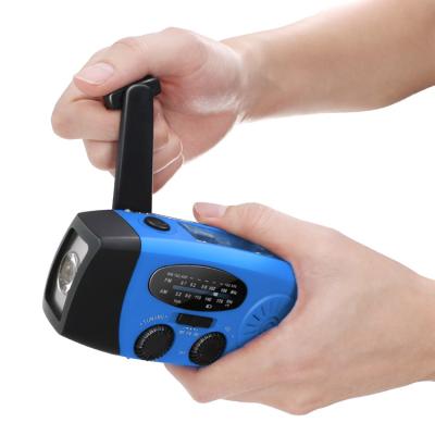 China PORTABLE Solar Hand Crank Noaa Weather Emergency Radio with Power Bank for sale