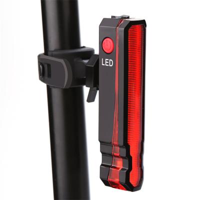 China New ABS Bicycle Tail Laser Tail Usb Bicycle Light Charging Warning Light for sale