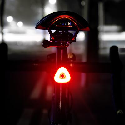 China New aluminum multi chargeable alloy+PC Clearprints Usb Bicycle Brake Tail Light Warning Light for sale