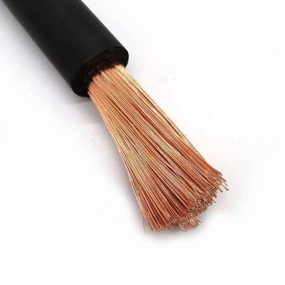 China Industrial Black Rubber Sheath 200v 95mm2 Flexible Welding Cable for sale