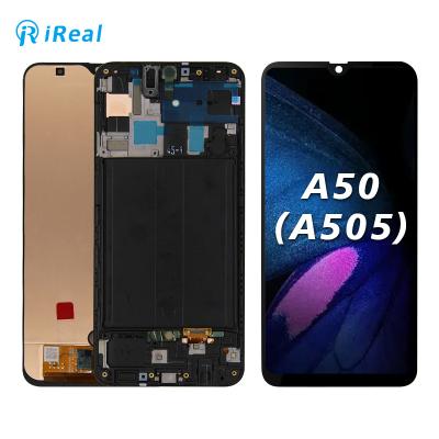 China Fix Phone Broken Screen For Samsung Galaxy A50 LCD Display Touch Screen Digitizer Assembly With Frame For Samsung Galaxy A50 A505 A505f/Ds A505f A505fd for sale