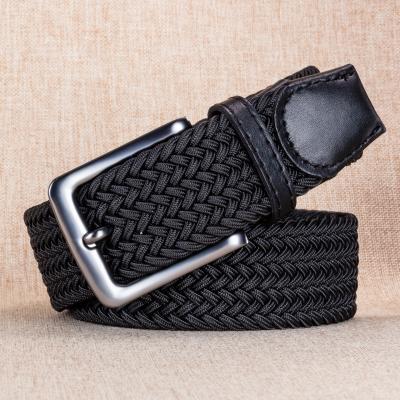 China Plus-size silk 100-190cm 31-75inch elastic woven belts men and women practical leisure woven belts for sale