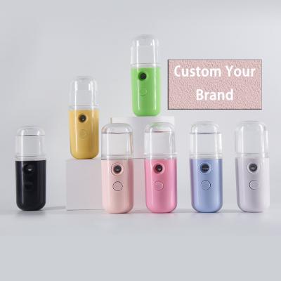 China DEEPLY CLEANING Most Popular Beauty Skin Care Mini Spray Electric Water Fine Mist Portable Nano Facial Sprayer for sale