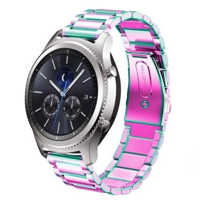 China Newest Charm Stainless Steel Color Dual Smart Watch Bands For Samsung Galaxy Note 4 Active Watchbands for sale