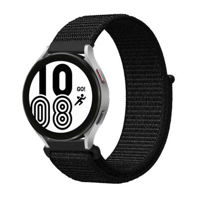 China Custom Nylon Fabric Watch Band Sports Breathable Watchband For 20MM 22MM Nylon For Samsung Active Watchbands for sale