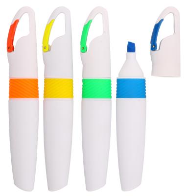 China Promotional Markers & Highlighter bars plastic highlighter bars with small loop shape and short style. Cute highlight bars for sale