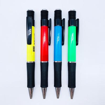 China Promotional Hot Promotion Ballpoint Pen Plastic Pen Hand Grip Multicolor Soft Rubber Ballpoint Pen for sale