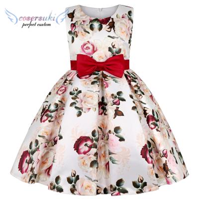 China New border dress girls dress princess print skirt little children dress skirt children's skirt for sale