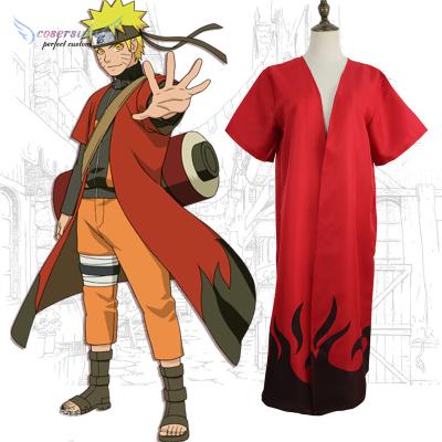 China Anime Akatsuki Uzumaki Coat Cosplay Anime Costume Coat Wholesale for sale