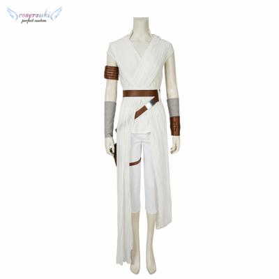 China Costume Star Wars: The Rise of Skywalker Rey Costume Halloween Christmas Carnival Party Cosplay Clothes for sale