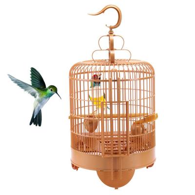 China Meeno New Design Outdoor Travel Viable Portable Collapsible Plastic Bird Cage for sale