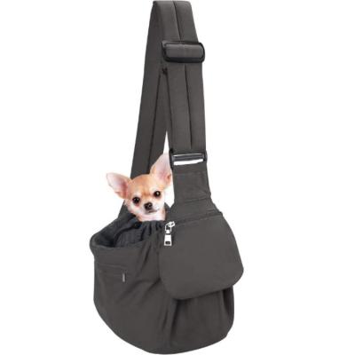 China Breathable Adjustable Padded Shoulder Puppy Cat Carry Bag Pet Carrier Sling Bag for sale