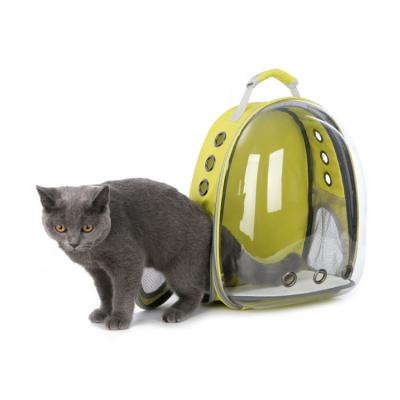 China Amzon Breathable Hot Selling Pet Portable Panoramic Cat Carrier Backpack Bag for sale