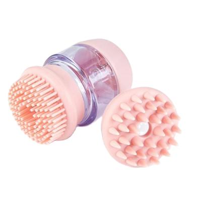 China Sustainable Dog Grooming Bath Brush Silicone Pet Bath Brush For Dog Cat for sale