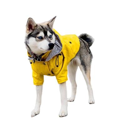 China Wholesale Fashion Outdoor Raincoat Dog Clothes Large Dog Raincoat for sale