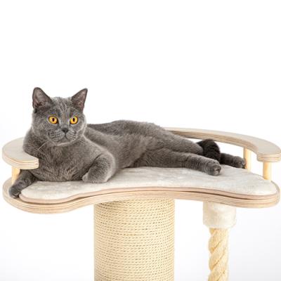 China Luxury Cat Scratching Floor Viable Honey Pot Best Ceiling Cat Tree Cat Post Kitty Housing for sale