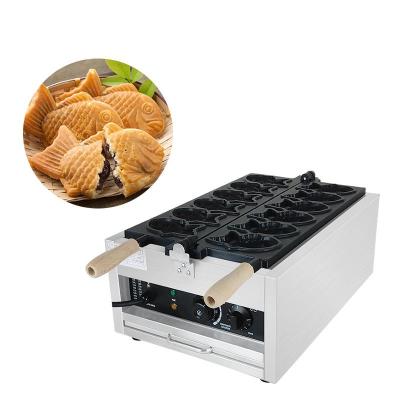 China Bread Bakery Machine Commercial Taiyaki Maker 6 Hole Fish Waffle Maker 3000W Stainless Steel Japanese Waffle Maker for restaurant and home use for sale