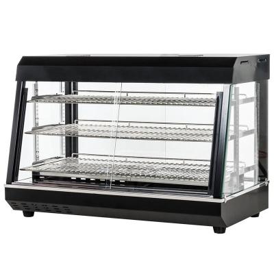 China Stainless Steel sheet plus Glass display Electric Stainless Steel Restaurant Bread Display Glass Food Warmer Showcase Food Warmer Cabinet Commercial Food Warmers for sale