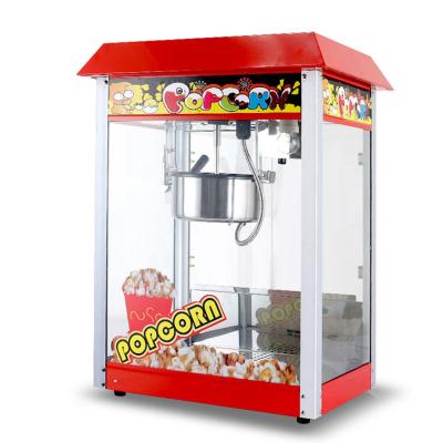 China High Efficiency Popcorn Machine with 8 Oz Kettle, Vintage Movie Theater Commercial Popcorn Machine with Interior Light - Red for sale