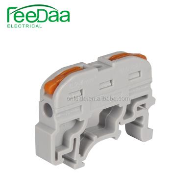 China High Quality Power Rail Mounted Terminal Block SPL-2-1 DIN Rail China CE Certificate Replace Screwless UK DIN Series Spring for sale