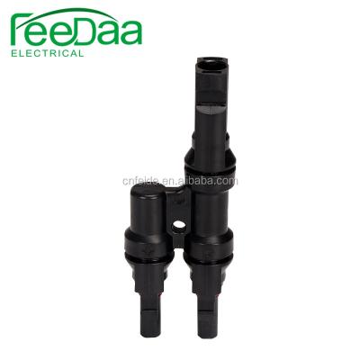 China Solar Waterproof PV Power Connector T TYPE Solar Fuse Connector High Efficiency Solar Professional Standard for sale