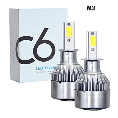 China Automobile Led Headlight H3 IP68 12V36W 6000K High Quality Waterproof Led Auto Headlight Bulb for sale