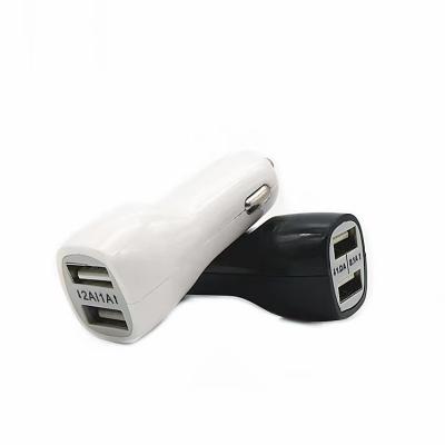 China Mobile Phone Universal 2 USB Car Charger Adapter For Smart Device Charging Dual USB 2.1A Car Charger for sale