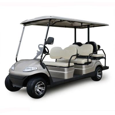 China Fashion Shape Design Four-Wheeled Great Price AC System 6 Passengers Vehicle Golf Cart (LT-A627.4+2) 3560*1228*1880mm for sale