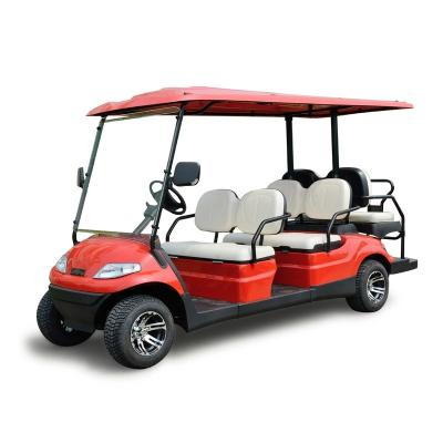 China Great Price AC System Multifunctional Aluminum Frame 6 Seaters Electric Golf Buggy (LT-A627.4+2) 3560*1228*1880mm for sale