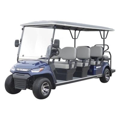 China High Quality Multifunctional Aluminum Frame 8 Seaters Golf Cart with All Alloy Floor 4405*1210*1915mm for sale