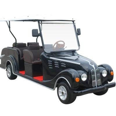 China 6 Seat Electric Sightseeing Classic Battery Car 3520X1240X1850mm for sale