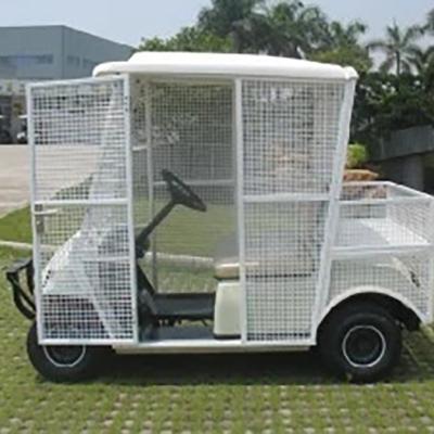 China High Quality 2 Seaters White Electric Pick-up Ball Car 2420*1200*1820mm for sale