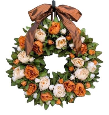 China Outdoor Travel Custom Garland Supplies Decorative Christmas Wreath Garlands for sale