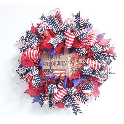 China America Independence Day Decoration Independence Day Flags Hanging Fourth of July Party Supplies Wall Home Party Hanging Garlands Decorations for sale