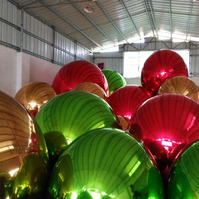 China Same as picture or do as your required Wedding stage decoration giant inflatable mirror ball colorful mirror ball for advertisement for sale